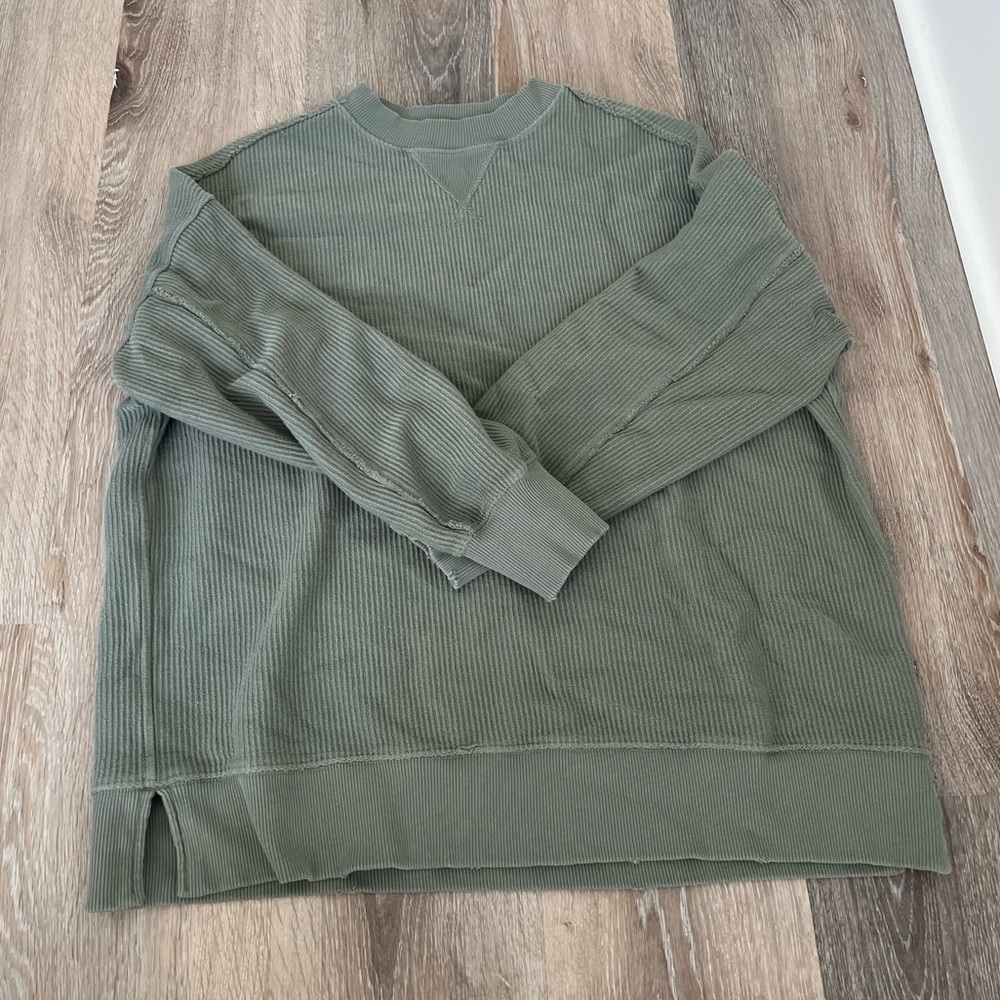 Green aerie oversized sweater